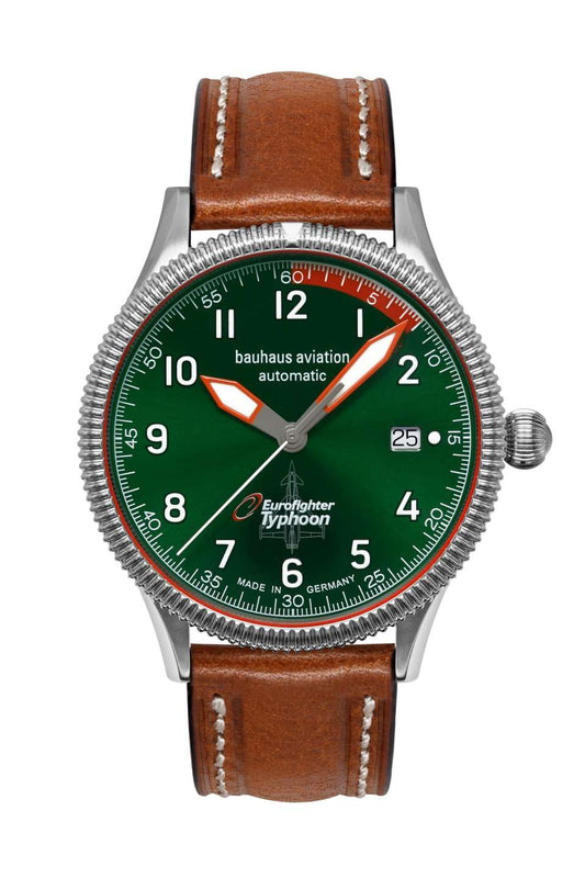 Bauhaus Aviation BHA Eurofighter 2556-2 Herren Uhr • Automatik • Datumsanzeige
