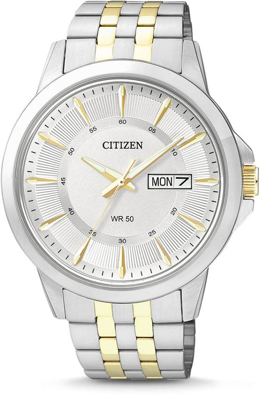 Citizen BF2018-52AE Herrenuhr • Tag-Datum-Anzeige • Edelstahl