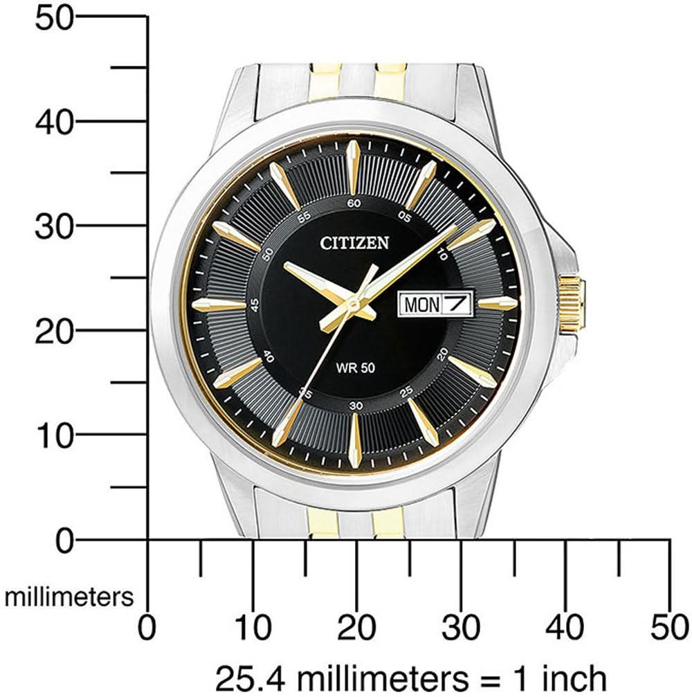 Citizen BF2018-52EE Herrenuhr • Bicolor-Design • Tag-Datum-Anzeige