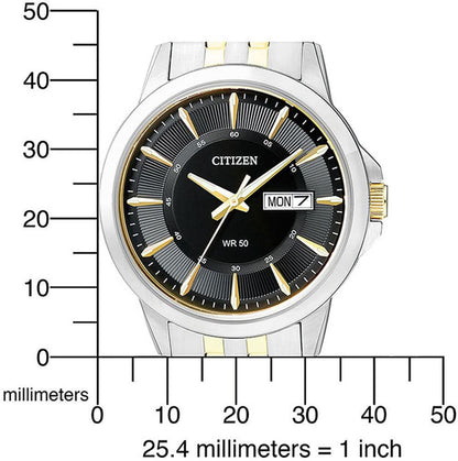 Citizen BF2018-52EE Herrenuhr • Bicolor-Design • Tag-Datum-Anzeige