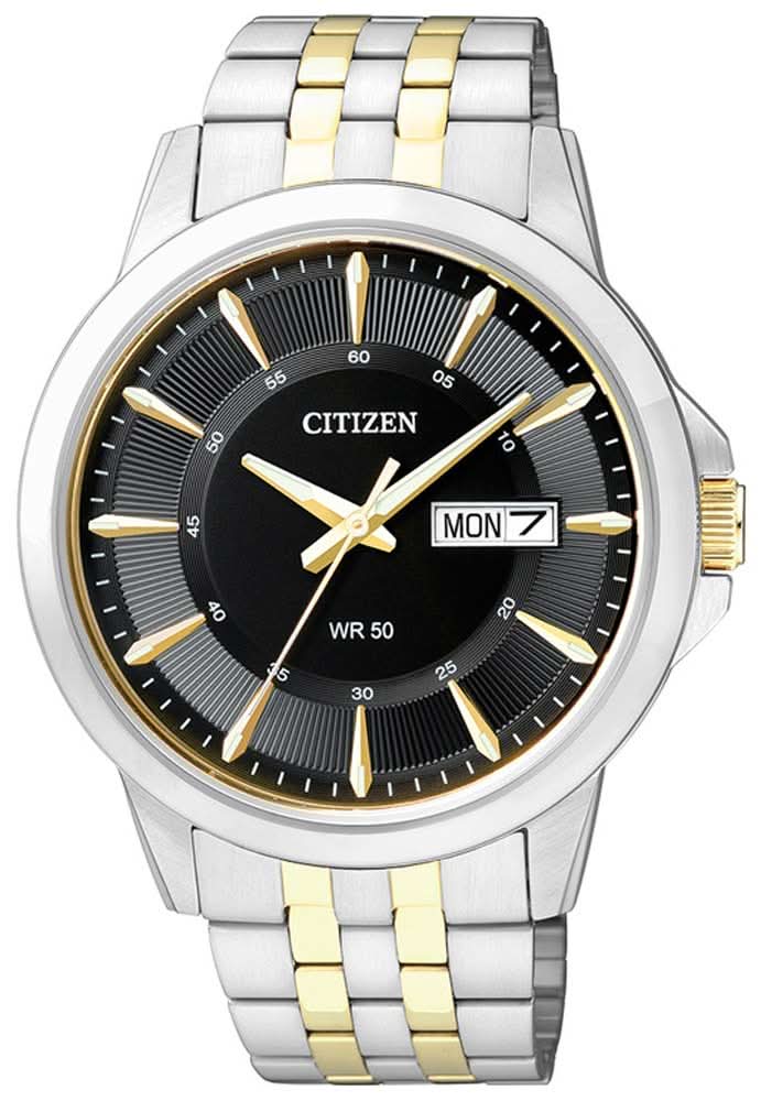 Citizen BF2018-52EE Herrenuhr • Bicolor-Design • Tag-Datum-Anzeige
