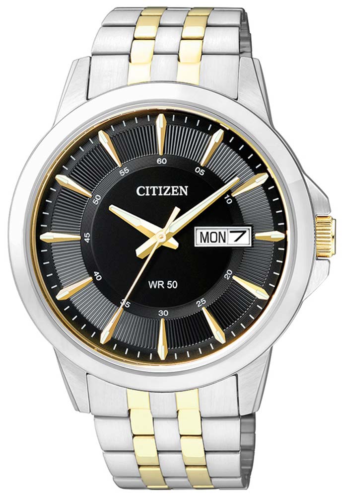 Citizen BF2018-52EE Herrenuhr • Bicolor-Design • Tag-Datum-Anzeige