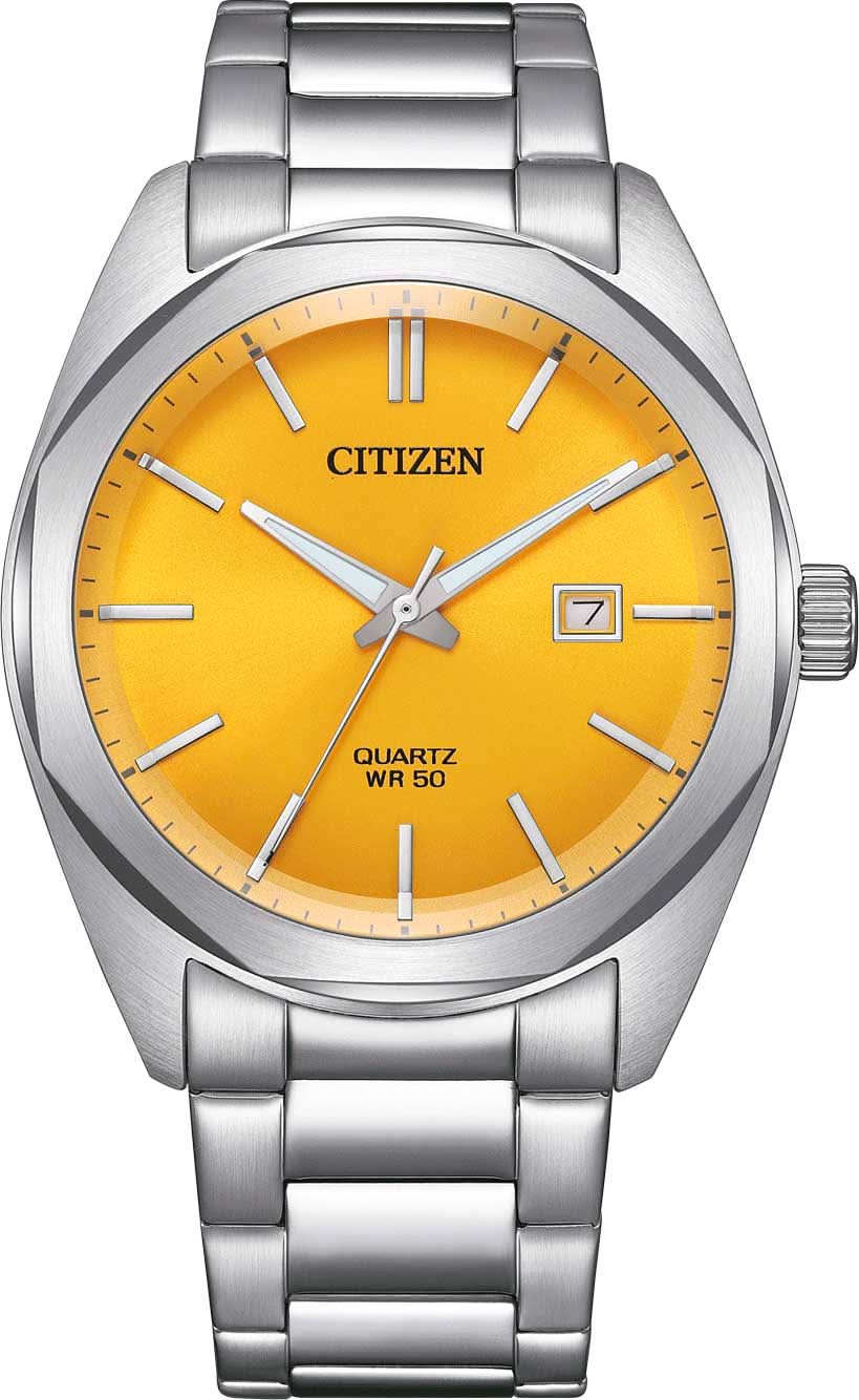 Citizen BI5110-54Z Men's Watch • Yellow Dial • Stainless Steel