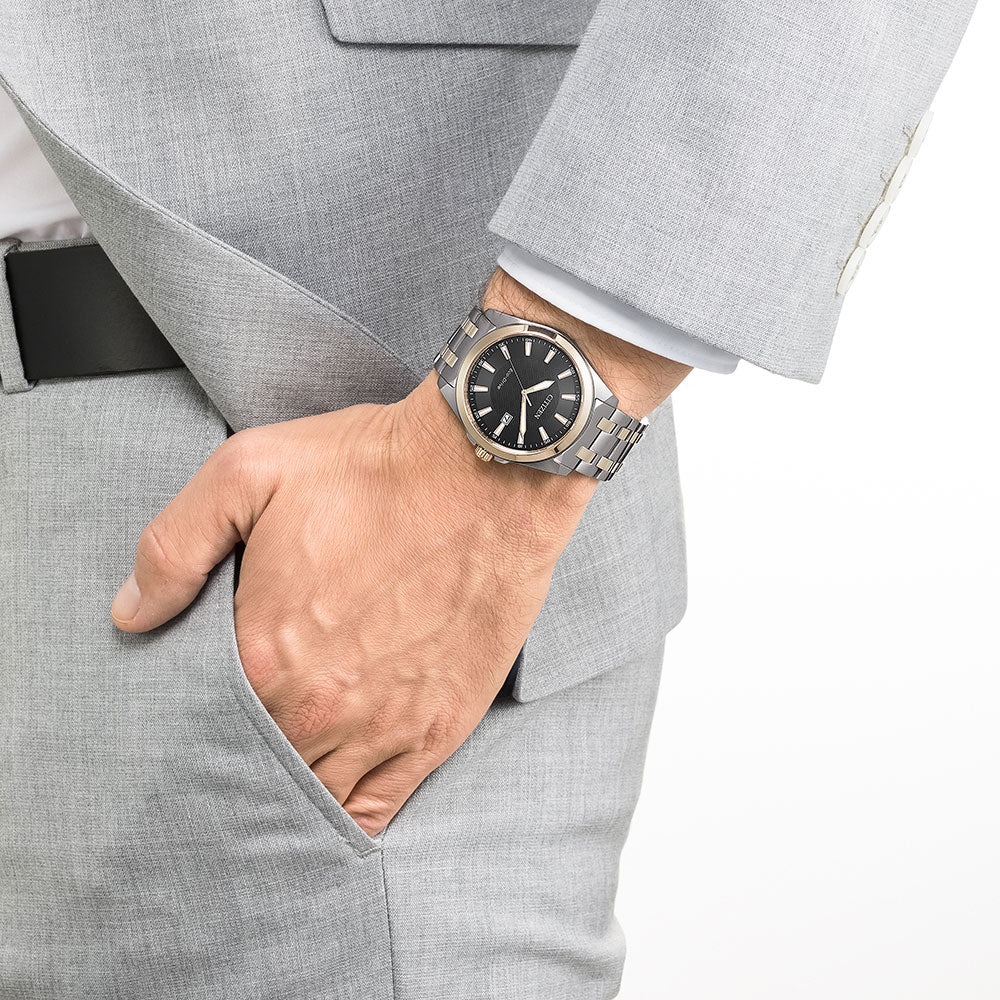 Citizen BM7109-89E Herrenuhr • Eco-Drive Solarantrieb • Kratzfestes Saphirglas