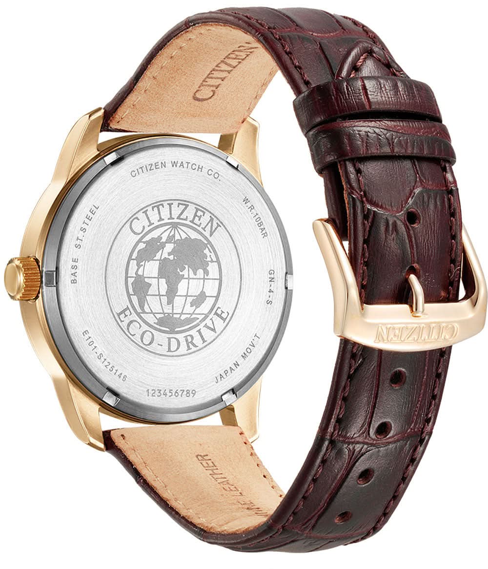 Citizen BM8553-16AC Herrenuhr • Eco-Drive Lichtantrieb • Lederarmband