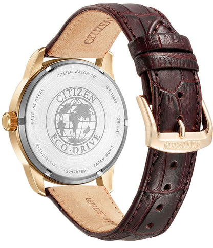 Citizen BM8553-16AC Herrenuhr • Eco-Drive Lichtantrieb • Lederarmband