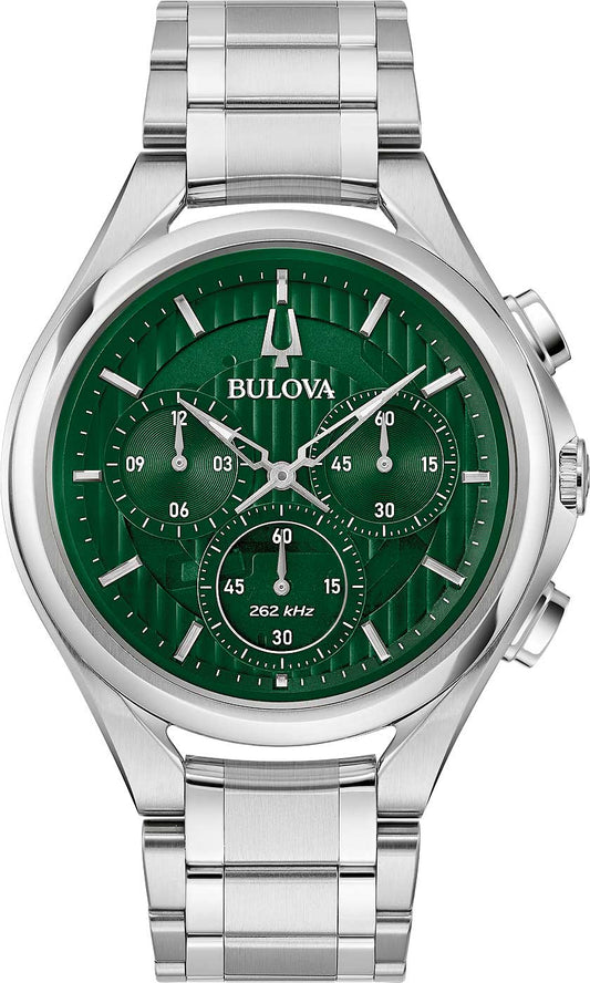 Bulova CURV 96A297 Herren Uhr • Hochpräzisions-Quarzwerk • Saphirglas