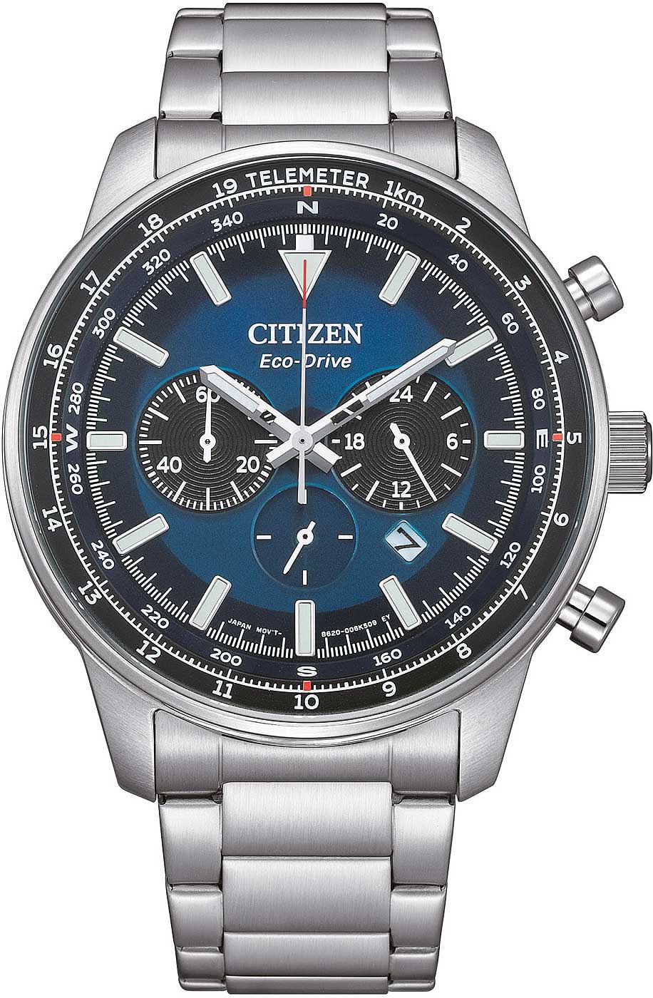 Citizen CA4500-91L Herrenuhr • Eco-Drive Lichtantrieb • Präziser Chronograph