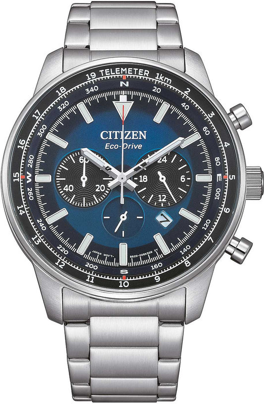 Citizen CA4500-91L Herrenuhr • Eco-Drive Lichtantrieb • Präziser Chronograph