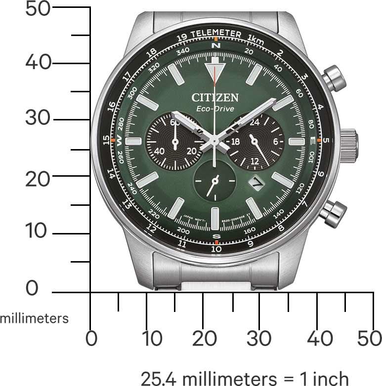 Citizen CA4500-91X Herrenuhr • Eco-Drive Solar-Antrieb • Chronograph
