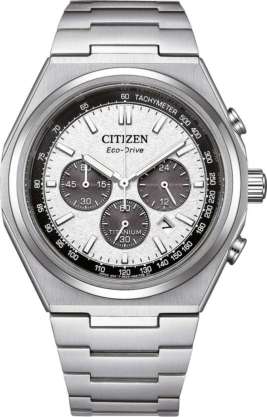 Citizen CA4610-85A Herren Uhr • Eco-Drive • Super Titanium