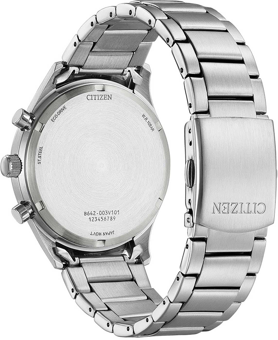 Citizen CA7028-81L Uhr • Edelstahl Gliederband • Faltschließe