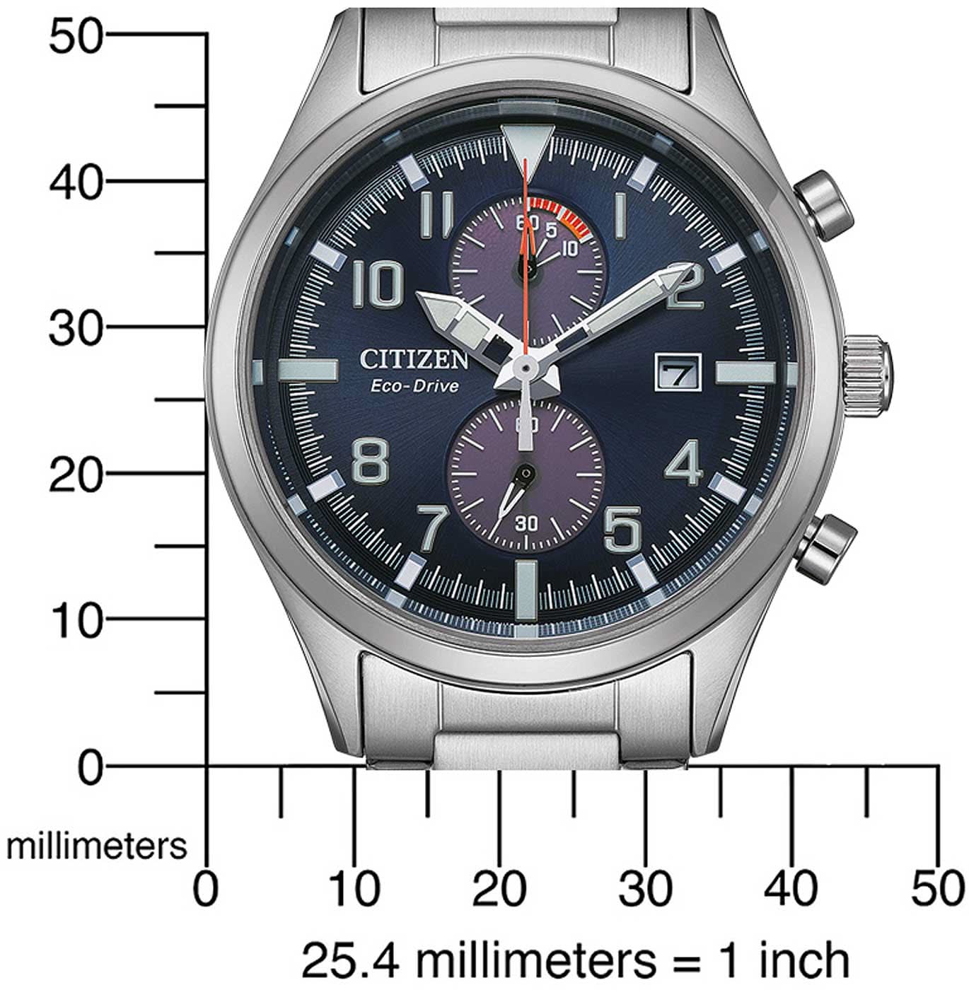 Citizen CA7028-81L Uhr • Edelstahl Gliederband • Faltschließe