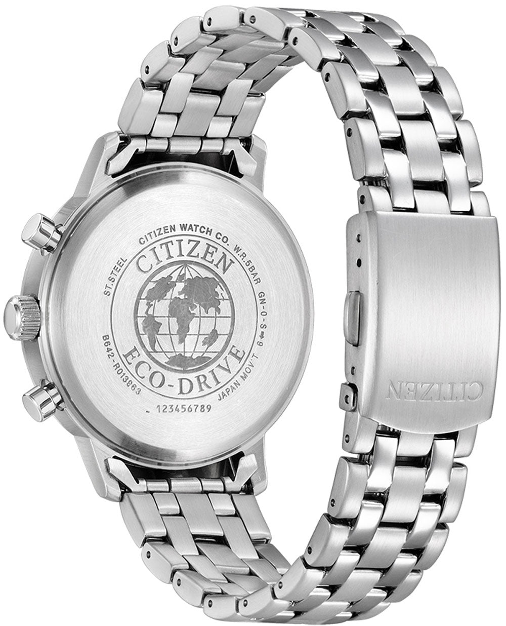 Citizen Eco-Drive CA7060-88E Uhr • Solar Antrieb • Elegantes Mesh-Band