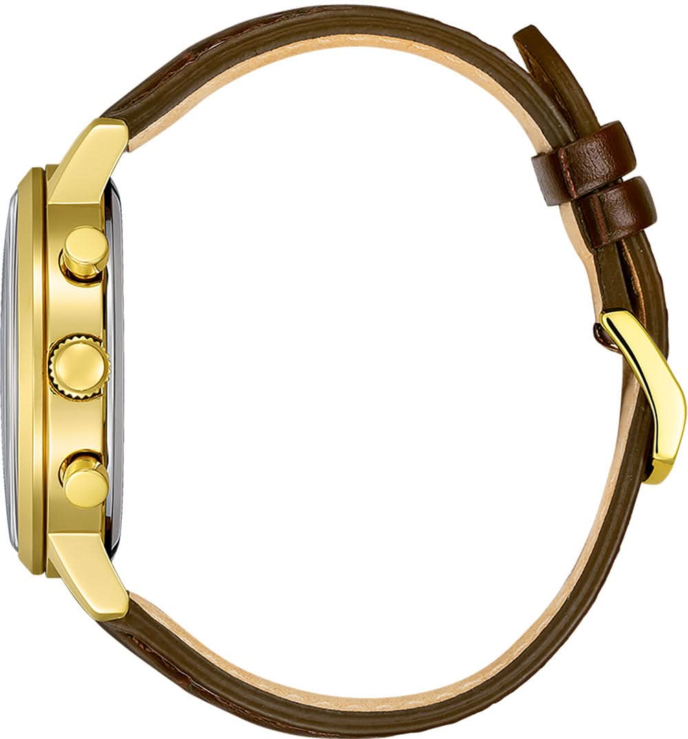 Citizen CA7062-15A Herrenuhr • Eco-Drive Lichtantrieb • Gold-Finish