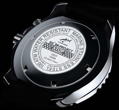 Chris Benz DEEP 1000M CB-1000-SP-KBB Herren Uhr • Hai-Proof • Saphirglas
