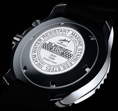 Chris Benz DEEP 1000M SHARKPROJECT Edition CB-1000A-S-KBS Herren Uhr • Automatik • Saphirglas