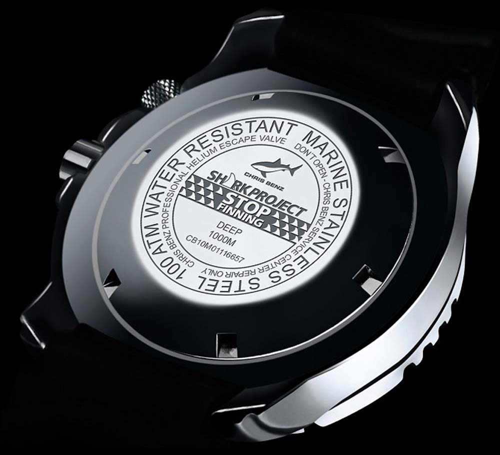 Chris Benz DEEP 1000M Automatic CB-1000A-S-NBS Herren Uhr • Automatikwerk • Saphirglas