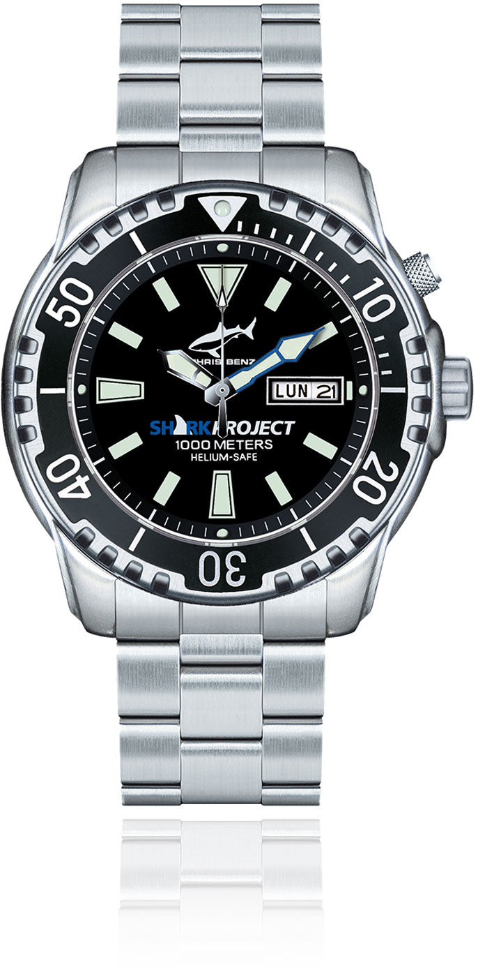Chris Benz DEEP 1000M Automatic CB-1000A-S-NBS Herren Uhr • Automatikwerk • Saphirglas