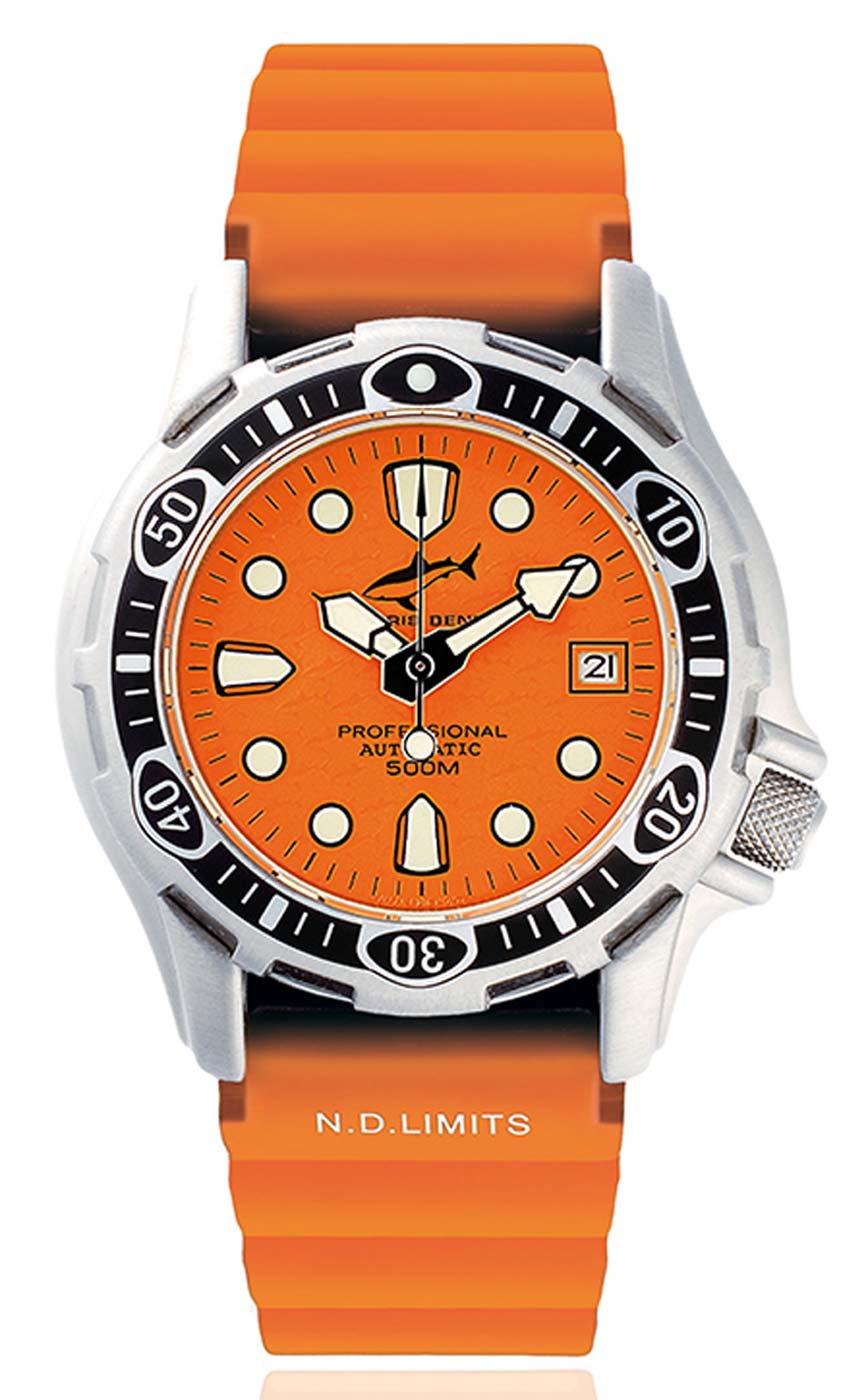Chris Benz Deep 500M Automatic CB-500A-O-KBO Herren Uhr • Automatik • Saphirglas