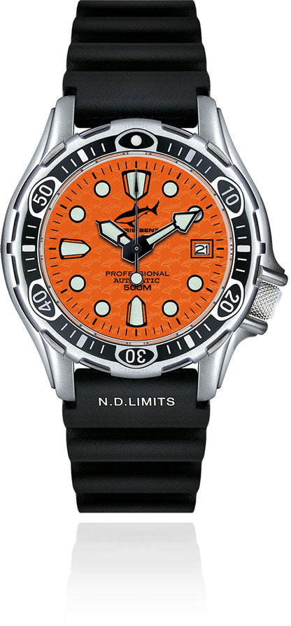 Chris Benz DEEP 500M Automatic CB-500A-O-KBS Uhr • Hai-geprüft • Saphirglas