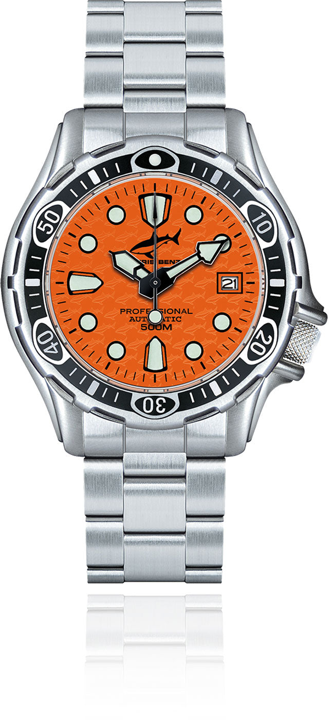 Chris Benz DEEP 500M AUTOMATIC CB-500A-O-MB Herren Uhr • Automatik • Saphirglas