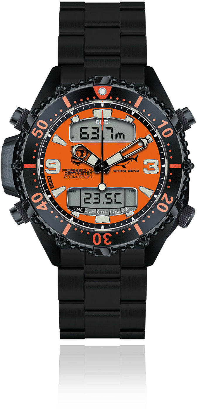 Herrenuhr Serie: Resecue Diver - Chris Benz Modell: CB-D200X-RS-MB