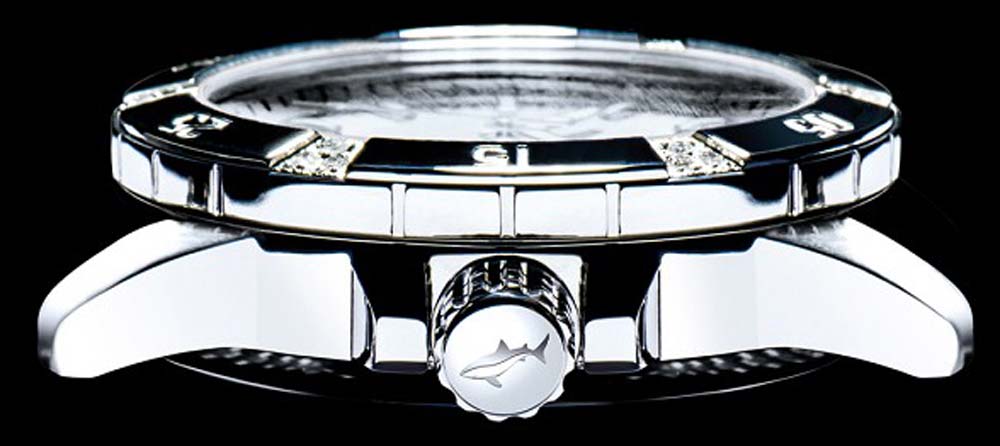 Chris Benz DIAMOND DIVER CB-DD200-S-MBJ Damen Uhr • Quarzwerk • Saphirglas