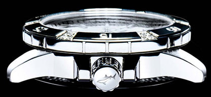 Chris Benz Stars & Diamonds Diamond Diver CB-DD200-SI-MBJ Damen Uhr • Hai-geprüft • Saphirglas