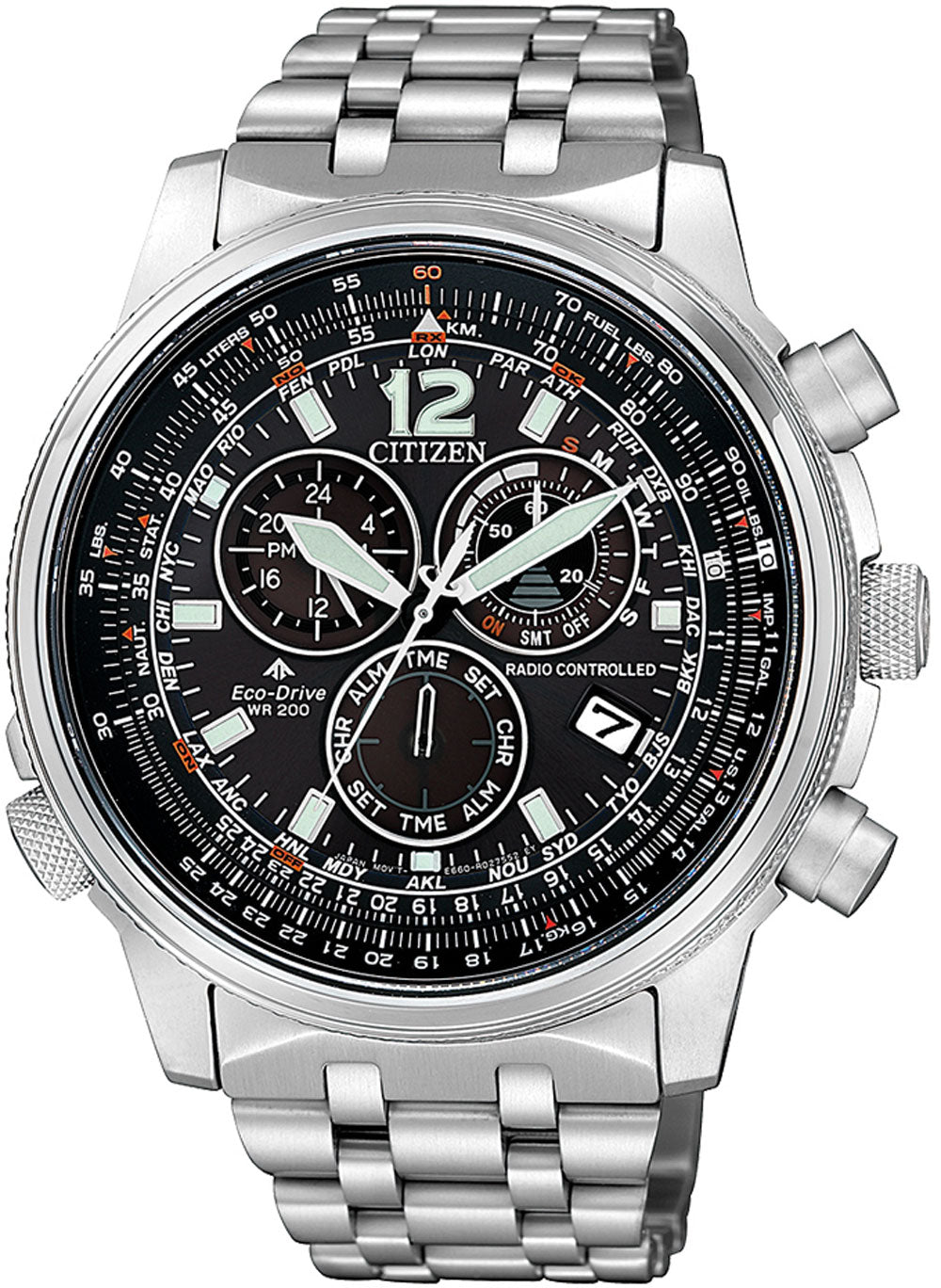 Citizen Promaster Sky CB5860-86E Herrenuhr • Funk-Chronograph • Ewiger Kalender