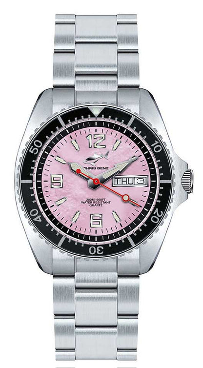 Chris Benz ONE Medium CBM-R-MB-SW Herren Uhr • Hai-geprüft • Extrem wasserdicht