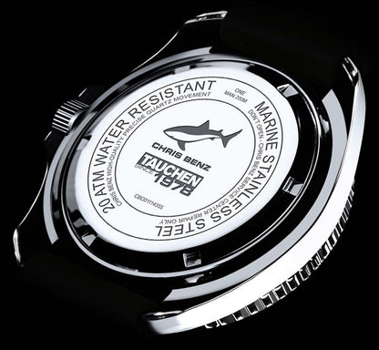 Chris Benz One CB-O-BT-KBS Herren Uhr • Hai-Proof • Saphirglas