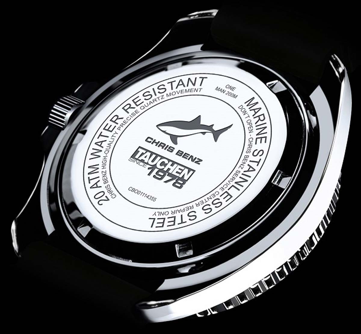 Chris Benz DEEP 300M Automatic SSI Edition Herren Uhr • Automatik • Saphirglas