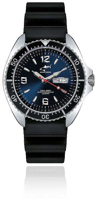 Chris Benz ONE MAN CBO-B-KB-SW Herren Uhr • Hai-Proof • Saphirglas