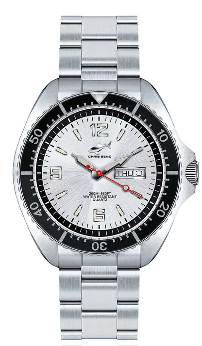 Chris Benz One CBO-SI-MB-SW Herren Uhr • Hai-Proof • Saphirglas