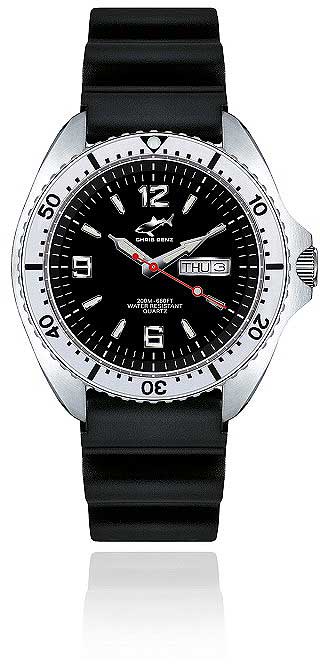 Chris Benz ONE Man 200M CBO-S-KB-SI Herren Uhr • Hai-Proof • 200m wasserdicht