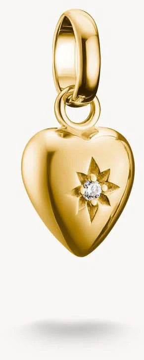 Thomas Sabo Charm Pendant Heart with Star Connect