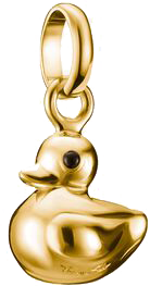 Thomas Sabo Charm-Anhänger, Ente aus Silber vergoldet