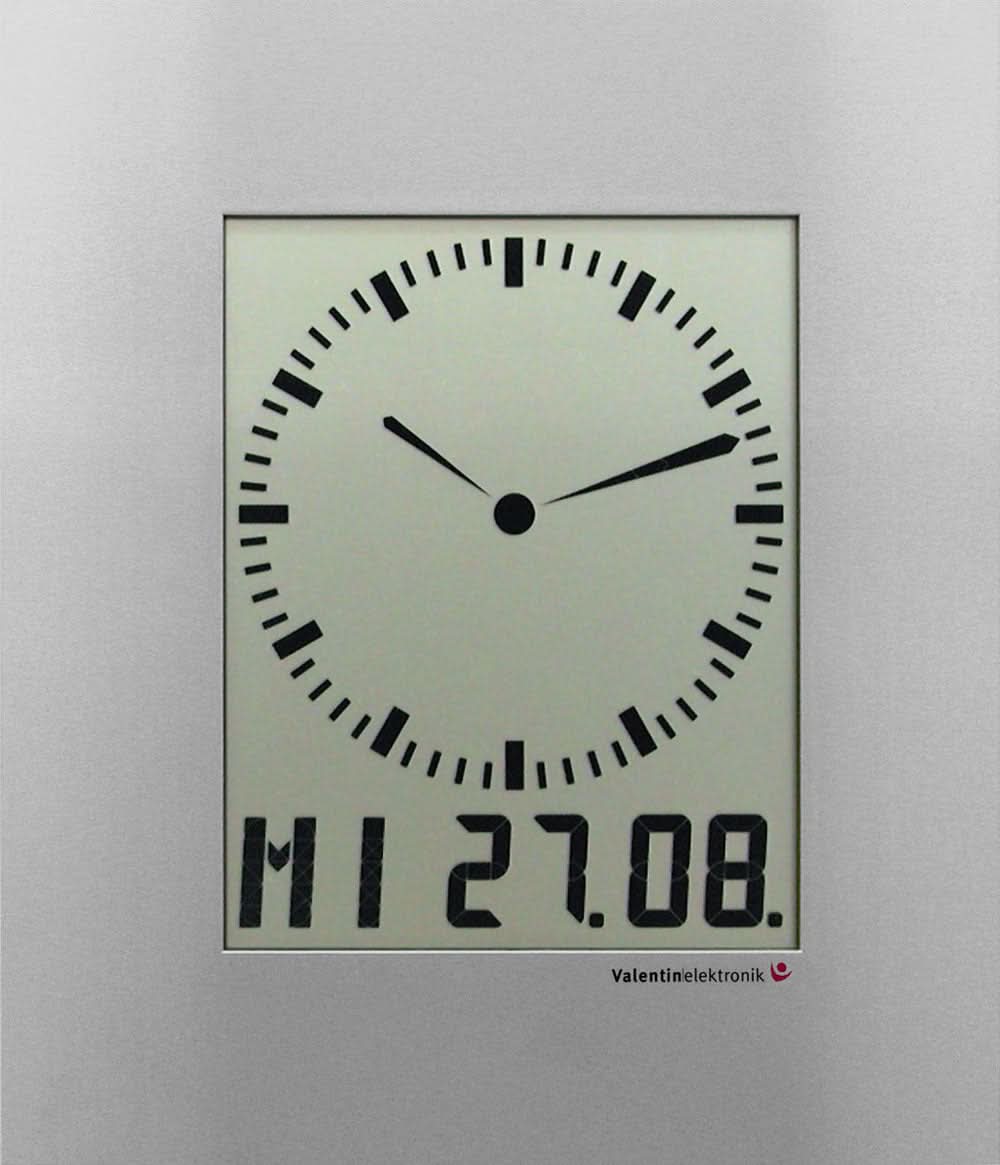 GER-Technik Wall Clock Metal • Radio Clock • Made in Germany