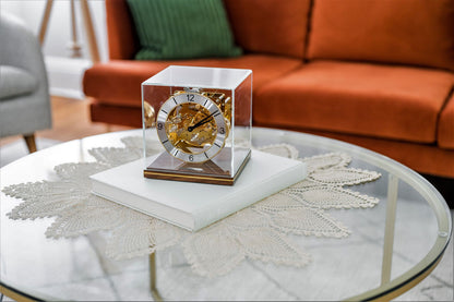 Tischuhr Nussbaum 4/4 Westminster - Hermle Modell: 23052-030340