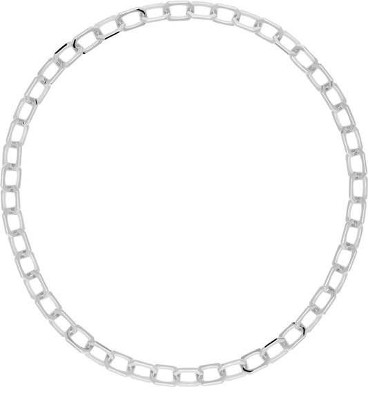 Small Signature Chain Halskette - 925 Sterling Silber