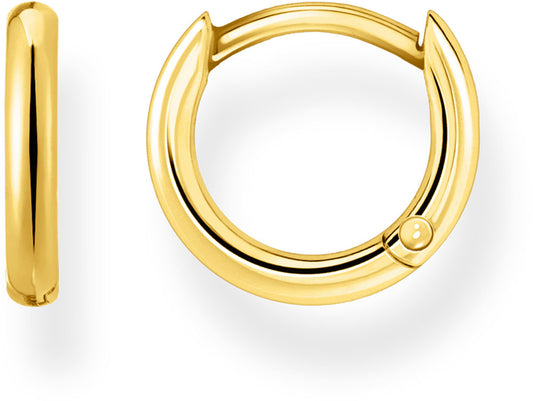 Einzel Kreole Klassisch - 750 Gelbgold Vergoldung