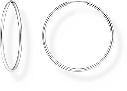 Silberfarbene Kreolen mittelgroß - Thomas Sabo Modell: CR728-001-21