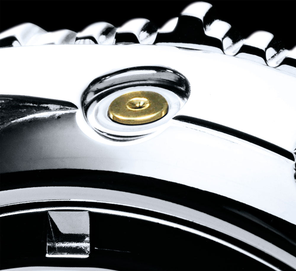 Chris Benz DEPTHMETER DIGITAL 200M CB-D200X-G-MB Herren Uhr • Hai-Proof • Saphirglas