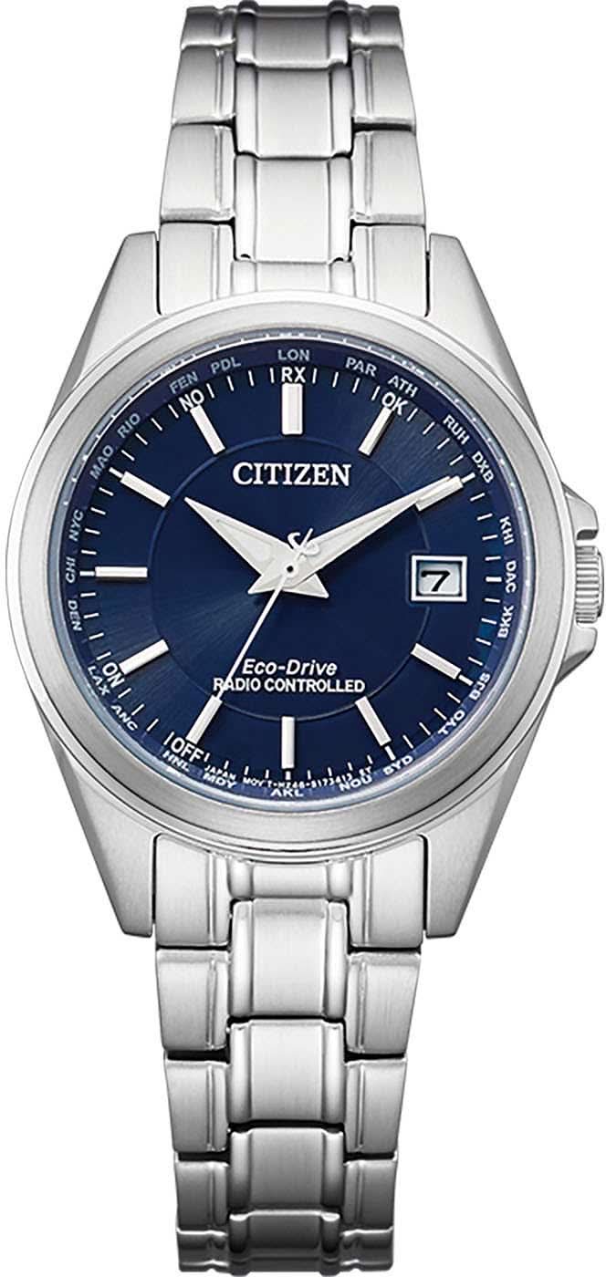 Citizen EC1180-81L Damenuhr • Eco-Drive Funk • Saphirglas