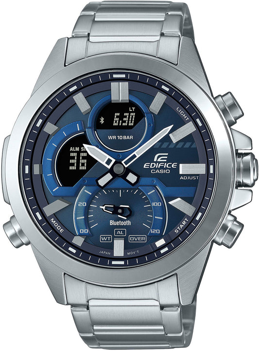 Casio Edifice ECB-30D-2AEF Herren Uhr • Smartphone Link • Mineralglas