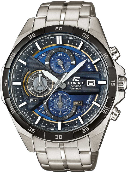 Casio Edifice EFR-556DB-2AV Herren Uhr • Chronograph • Edelstahl