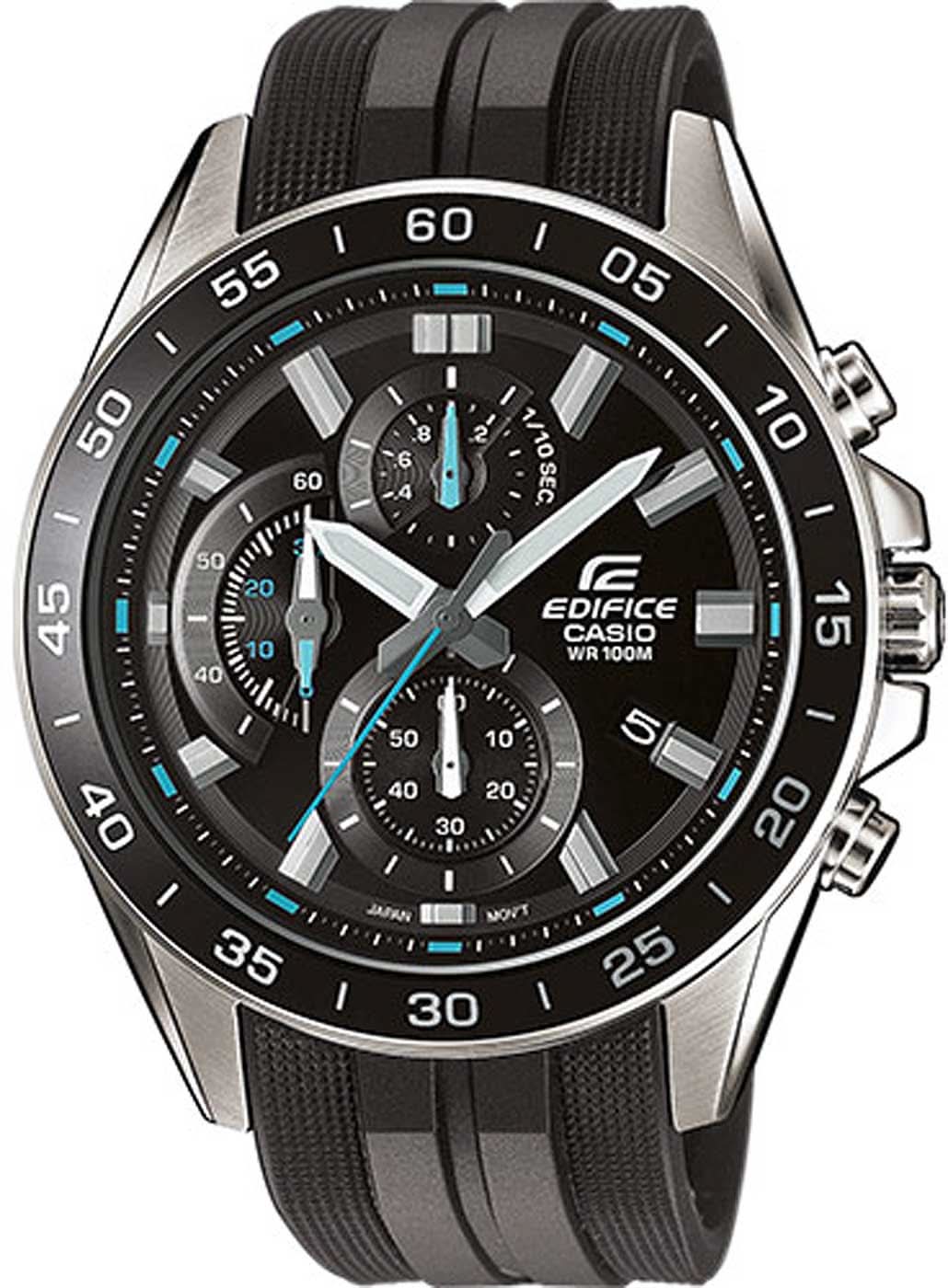 Casio Edifice EFV-550P-1AVUEF Men's Watch • Sporty Chronograph • 10 bar Water Resistance