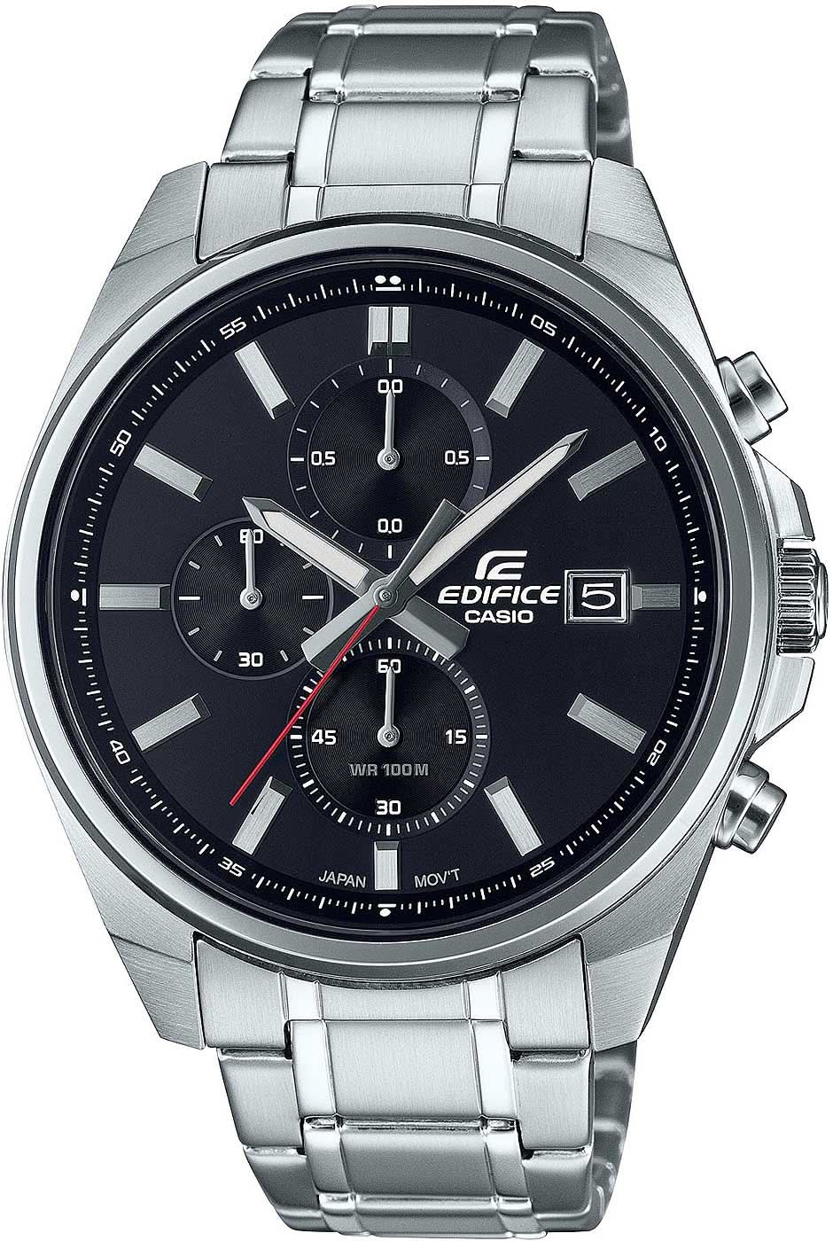 Casio EDIFICE EFV-610D-1AVUEF Men's Watch • Sporty Chronograph • 10 bar Water Resistance