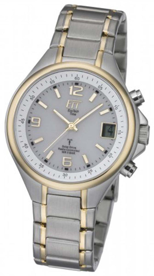 Eco Tech Time EGS-11378-75M Herren Uhr • Funksolarwerk • Ewiger Kalender